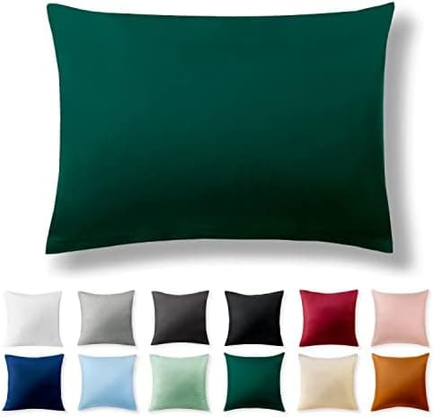 2er-Set Kissenbezüge 40 x 80 cm – Renforcé, 100% Baumwolle, superweich mit Reißverschluss, Babyrosa