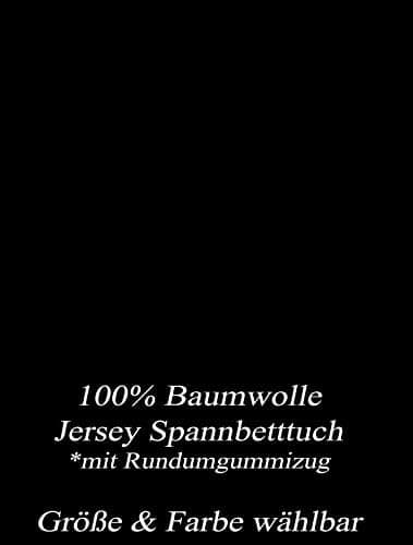 Leonado Vicenti Spannbetttuch – 100% Baumwolle Jersey, ÖKO‑TEX Standard 100 – 180×200–200×200 cm
