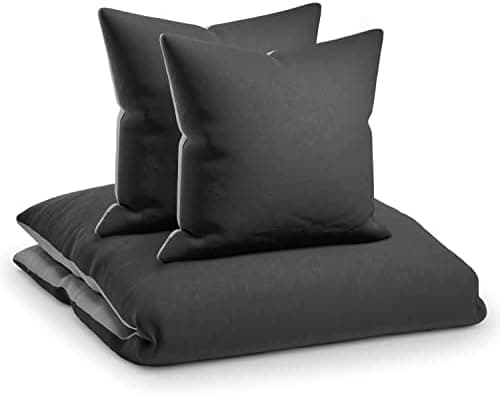 sleepwise Bettwäsche 135x200 Mikrofaser – ÖKO‑TEX zertifiziert, bügelfrei & knitterfrei, 2‑tlg. (inkl. 80x80 cm Kissenbe