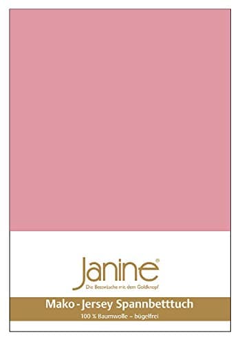 Janine Spannbettlaken Mako-Feinjersey Classic Jersey für Matratzen 180–200 x 200 cm