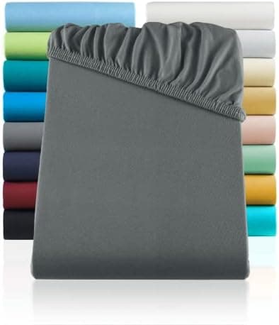 Jersey-Spannbettlaken 100% Baumwolle 180×200–200×200 cm
