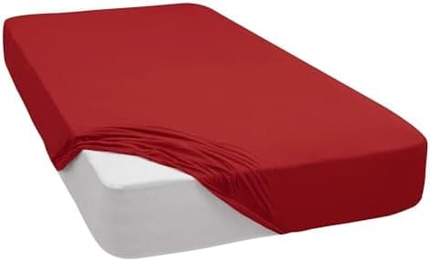 Mixibaby Spannbettlaken Jersey 100% Baumwolle – 180 x 200 cm, Hellgrau