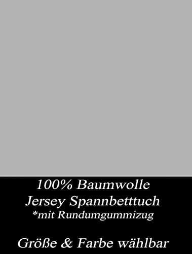 Leonado Vicenti Spannbetttuch – 100% Baumwolle Jersey, ÖKO‑TEX Standard 100 – 180×200–200×200 cm