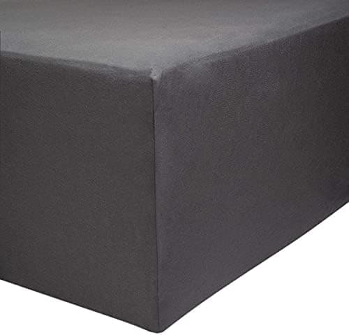 AVANTGARDE Spannbettlaken 180x200–200x220 cm, 40 cm Steg – 100% Jersey-Baumwolle 170 g/m², OEKO-TEX – passend für Boxspr
