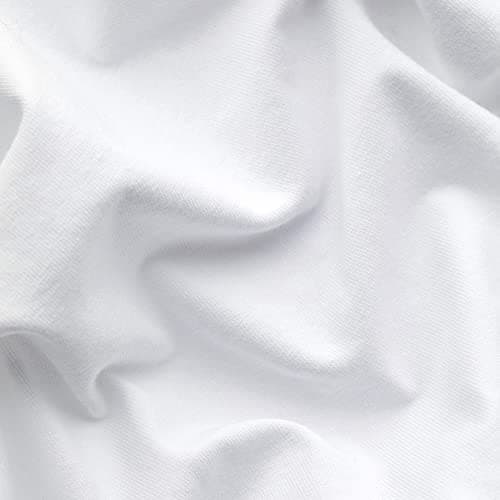 Schlafgut Pure Spannbettlaken 90x200 bis 100x220 cm – 95% Bio-Baumwolle & 5% Elasthan, Oeko-TEX zertifiziert – passend f