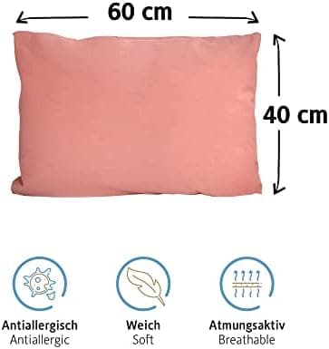Komfortec Kissenbezüge 2er Set – 100% Baumwolle Premium Jersey (150 g/m²), superweich – OEKO‑TEX STANDARD 100