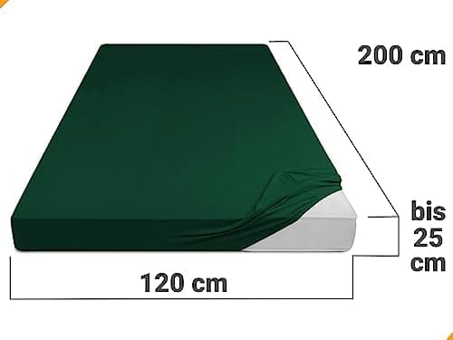 Jersey-Spannbetttuch – 100% Baumwolle, 180–200 x 200 cm