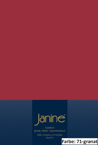 Janine Spannbettlaken Mako-Feinjersey Classic Jersey für Matratzen 180–200 x 200 cm
