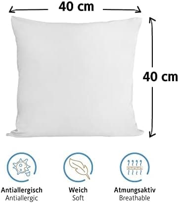 Komfortec Kissenbezüge 2er Set – 100% Baumwolle Premium Jersey (150 g/m²), superweich – OEKO‑TEX STANDARD 100