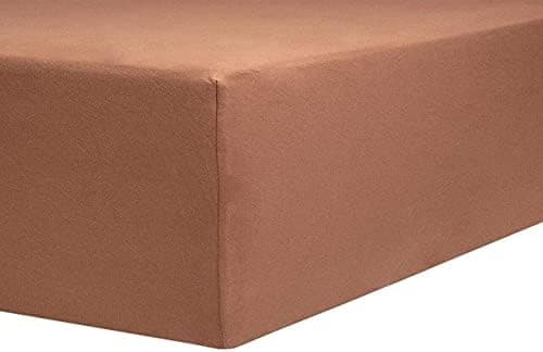 AVANTGARDE Spannbettlaken 180x200–200x220 cm, 40 cm Steg – 100% Jersey-Baumwolle 170 g/m², OEKO-TEX – passend für Boxspr