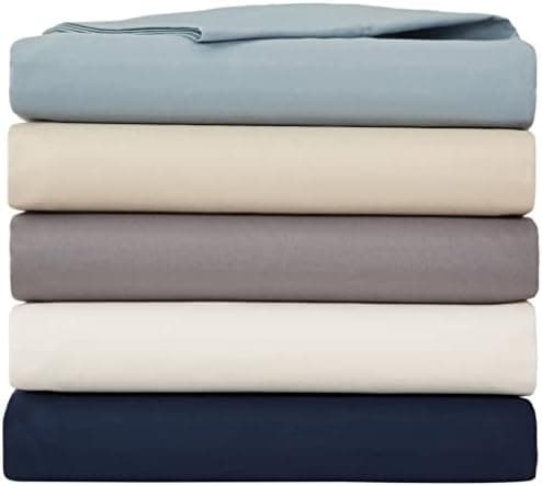 Amazon Basics Spannbettlaken – Mikrofaser Spannbetttuch 150 x 200 x 30 cm (für Matratzen bis 30 cm)