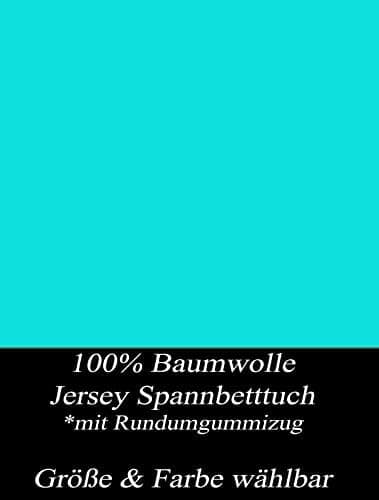 Leonado Vicenti Spannbetttuch – 100% Baumwolle Jersey, ÖKO‑TEX Standard 100 – 180×200–200×200 cm