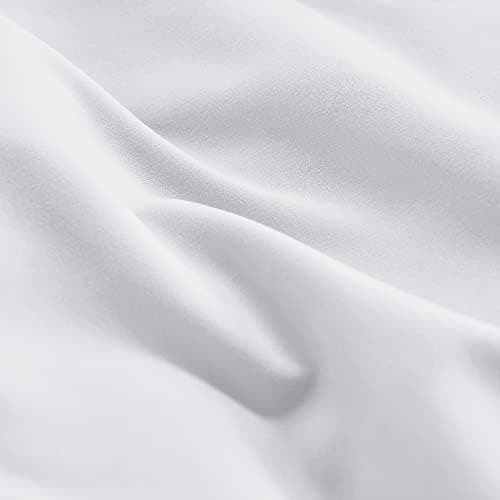 WAVVE Bettwäsche 135x200 – 4‑teiliges Mikrofaser‑Set Anthrazit (inkl. 2×80×80 cm Kissenbezüge) mit Reißverschluss, OEKO‑