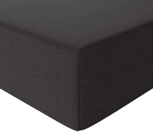 Amazon Basics Spannbettlaken – Mikrofaser Spannbetttuch 150 x 200 x 30 cm (für Matratzen bis 30 cm)