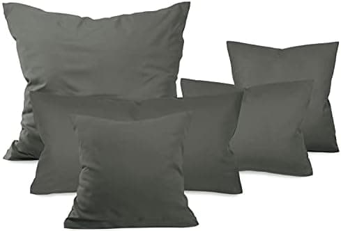 Doppelpack Baumwoll-Kissenbezüge 40 x 15 cm – Navyblau, schlichtes modernes Design