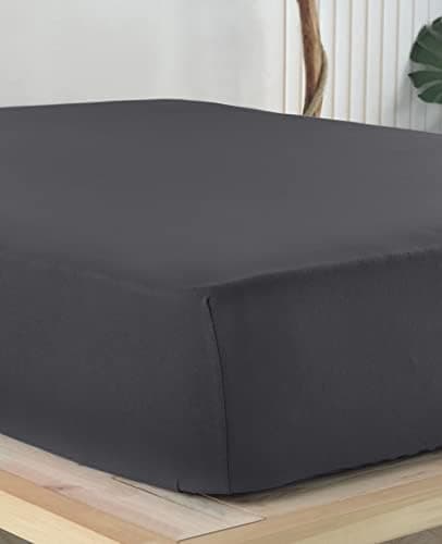 Vency Spannbettlaken 90x200 cm – 100% Baumwolle, für Matratzen bis 35 cm