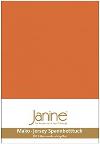 Janine Spannbettlaken Mako-Feinjersey Classic Jersey für Matratzen 180–200 x 200 cm