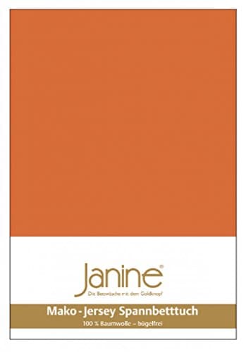 Janine Spannbettlaken Mako-Feinjersey Classic Jersey für Matratzen 180–200 x 200 cm