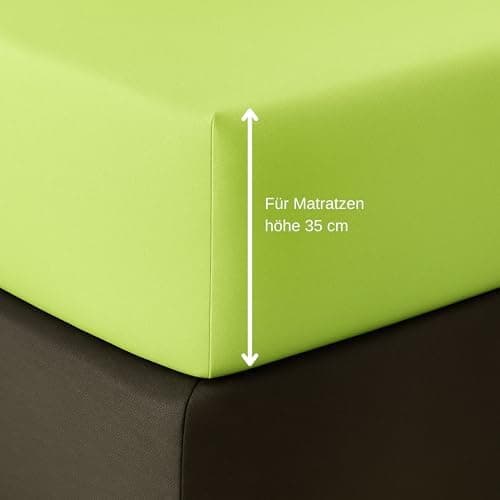 Spannbettlaken 120x200 cm – Jersey 100% Baumwolle – für Matratzen bis 25 cm Höhe