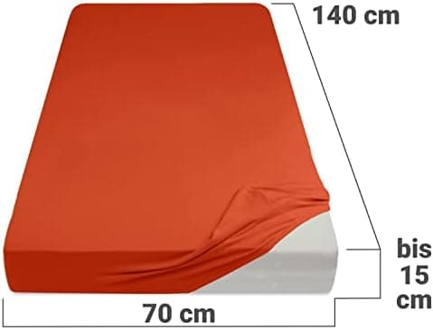 Jersey-Spannbetttuch – 100% Baumwolle, 180–200 x 200 cm