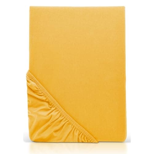 MOON-Luxury Spannbettlaken/Spannbetttuch Jersey-Stretch 230 g/m² OEKO-TEX – anthrazit, 90×200–100×220