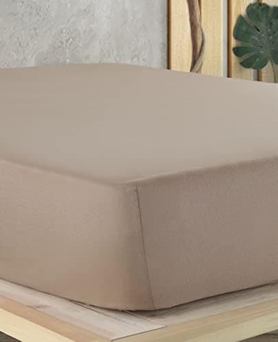 Vency Spannbettlaken 90x200 cm – 100% Baumwolle, für Matratzen bis 35 cm