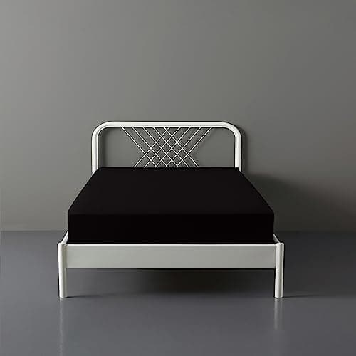 Amazon Basics Spannbettlaken – Mikrofaser Spannbetttuch 150 x 200 x 30 cm (für Matratzen bis 30 cm)