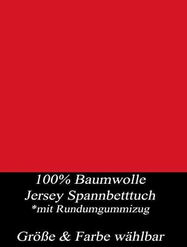 Leonado Vicenti Spannbetttuch – 100% Baumwolle Jersey, ÖKO‑TEX Standard 100 – 180×200–200×200 cm