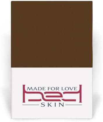 120x200 cm Jersey-Spannbettlaken – 100% Baumwolle, Weiß