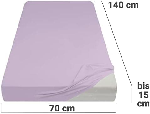 Jersey-Spannbetttuch – 100% Baumwolle, 180–200 x 200 cm