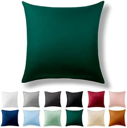 2er-Set Kissenbezüge 40 x 80 cm – Renforcé, 100% Baumwolle, superweich mit Reißverschluss, Babyrosa