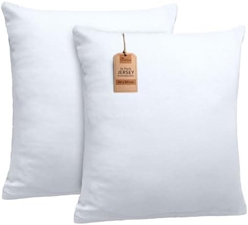 NatureMark Jersey Kissenbezüge – weich & atmungsaktiv, hautfreundlich – 40x40 cm, Anthrazit