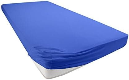 Jersey-Spannbettlaken 100% Baumwolle – 90–100×200 cm, für Matratzen bis 25 cm (Steghöhe bis 23 cm), Beige