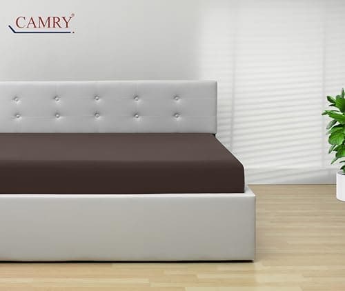 Camry Spannbettlaken 180x200–200x200 cm – Baumwoll‑Jersey Orange