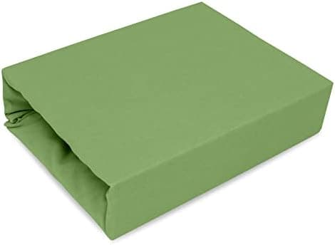 Best for Kids Spannbettlaken – 100% Baumwolle Jersey, 80×160 cm (Rostbraun)