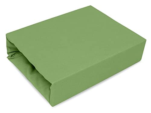 Elastisches Jersey-Spannbettlaken 90x180 cm – 100% Baumwolle, kuschelig warm