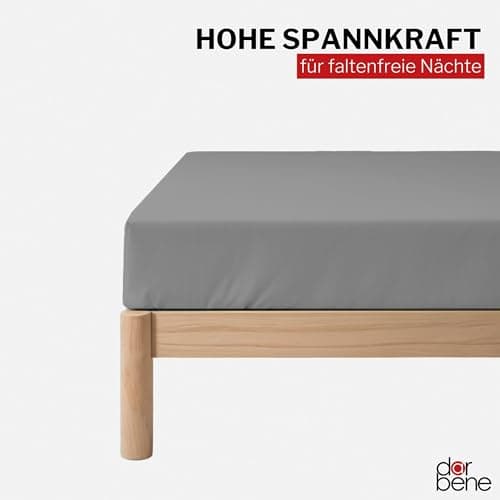 Spannbettlaken 90x200 cm Jersey-Baumwolle, Oeko‑TEX zertifiziert