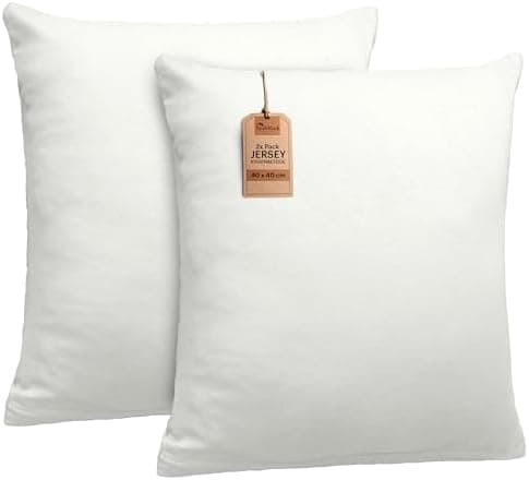 NatureMark Jersey Kissenbezüge – weich & atmungsaktiv, hautfreundlich – 40x40 cm, Anthrazit