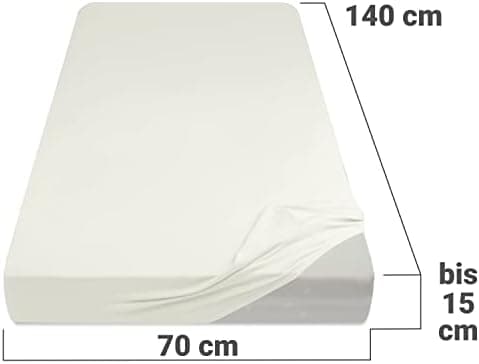 Jersey-Spannbetttuch – 100% Baumwolle, 180–200 x 200 cm