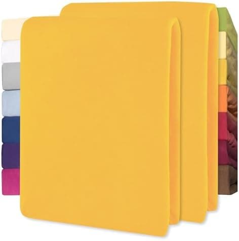 CelinaTex Jersey-Spannbettlaken 90x200–100x200 cm bis 26 cm Matratzenhöhe | 100% gekämmte Baumwolle | OEKO‑TEX STANDARD
