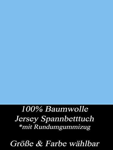 Leonado Vicenti Spannbetttuch – 100% Baumwolle Jersey, ÖKO‑TEX Standard 100 – 180×200–200×200 cm