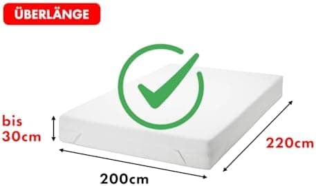 Jacobson Spannbettlaken 180×200 cm – GOTS‑zertifizierte Bio‑Baumwolle