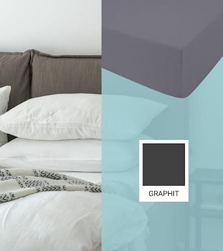 BMISTY Jersey-Spannbettlaken 90x200 cm – Baumwolle, OEKO‑TEX® zertifiziert