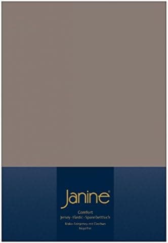 Janine Spannbettlaken Mako-Feinjersey Classic Jersey für Matratzen 180–200 x 200 cm