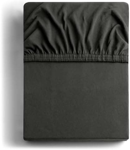 DecoKing Spannbettlaken 180 x 200 & 200 x 200 cm – 100% gekämmte Baumwolle (Jersey)