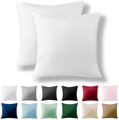 2er-Set Kissenbezüge 40 x 80 cm – Renforcé, 100% Baumwolle, superweich mit Reißverschluss, Babyrosa