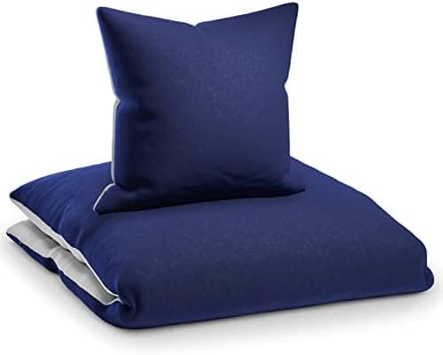 sleepwise Bettwäsche 135x200 Mikrofaser – ÖKO‑TEX zertifiziert, bügelfrei & knitterfrei, 2‑tlg. (inkl. 80x80 cm Kissenbe