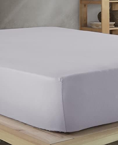 Vency Spannbettlaken 90x200 cm – 100% Baumwolle, für Matratzen bis 35 cm