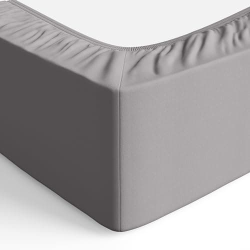Amazon Basics Spannbettlaken – Mikrofaser Spannbetttuch 150 x 200 x 30 cm (für Matratzen bis 30 cm)