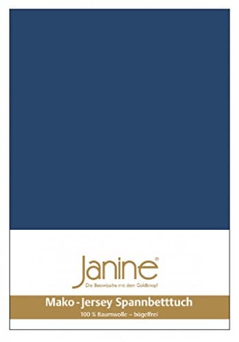 Janine Spannbettlaken Mako-Feinjersey Classic Jersey für Matratzen 180–200 x 200 cm